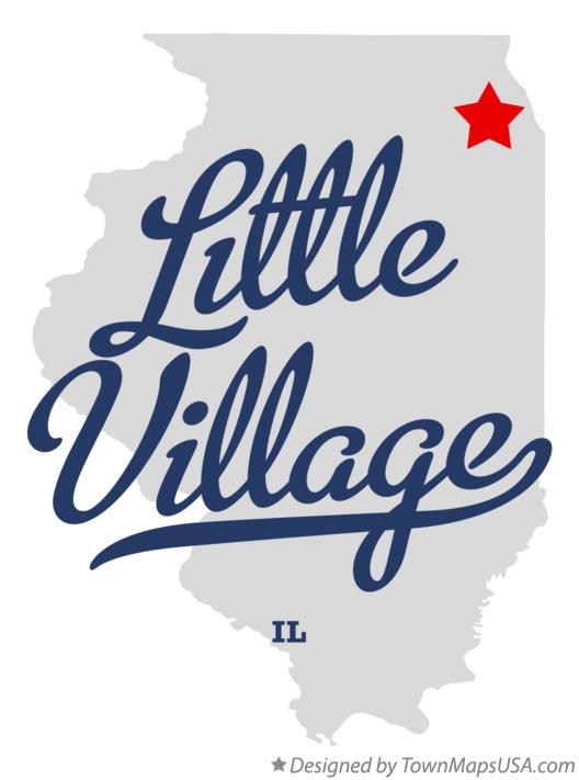 Map of Little Village Illinois IL