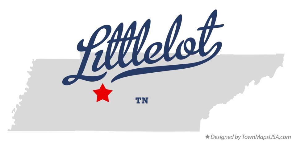 Map of Littlelot Tennessee TN