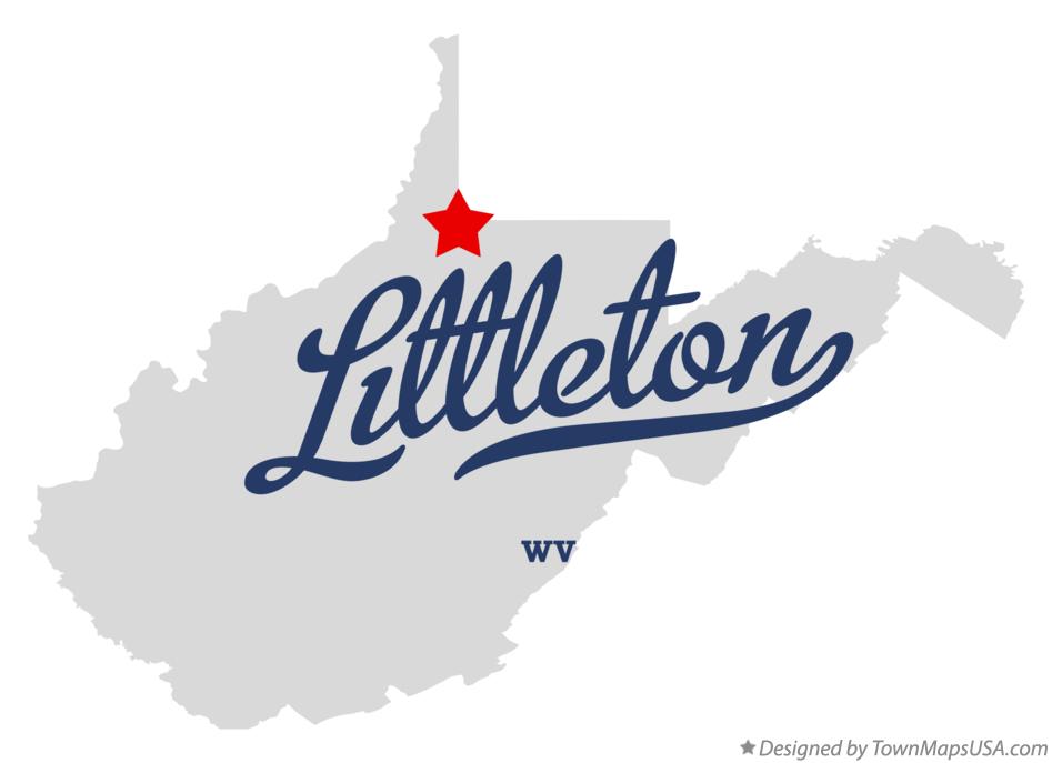Map of Littleton West Virginia WV