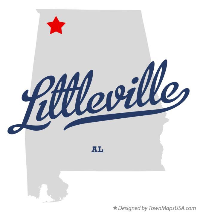 Map of Littleville Alabama AL