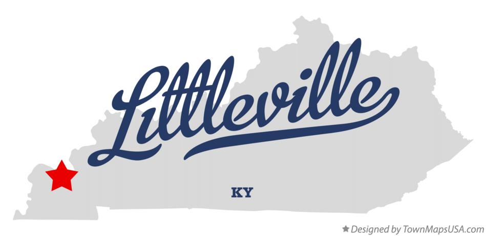 Map of Littleville Kentucky KY