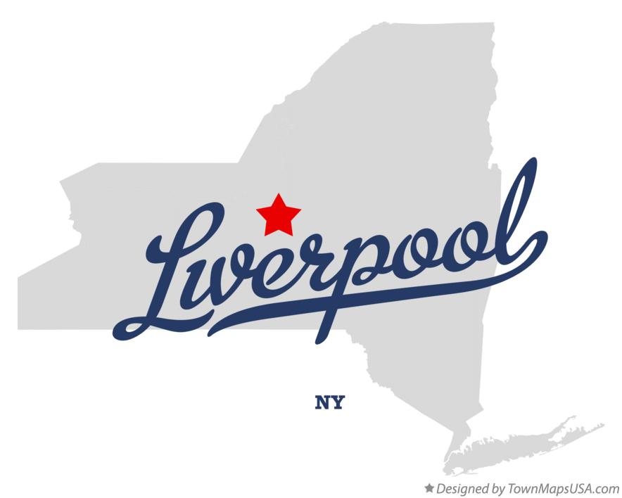 Map of Liverpool New York NY