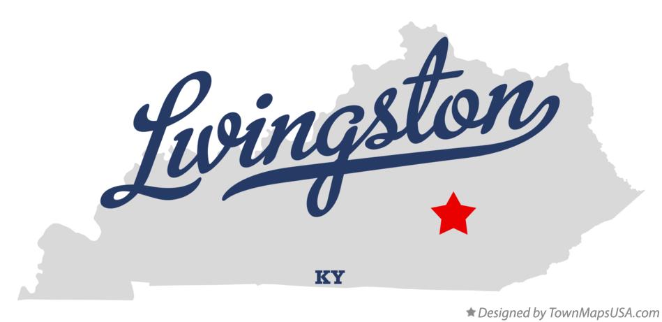 Map of Livingston Kentucky KY