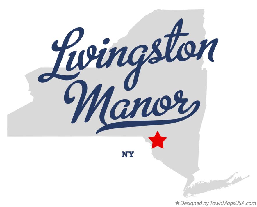 Map of Livingston Manor New York NY