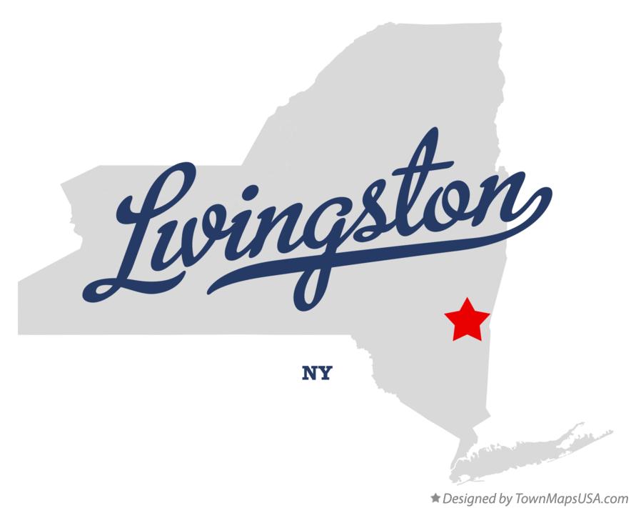 Map of Livingston New York NY