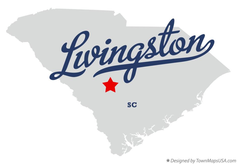 Map of Livingston South Carolina SC