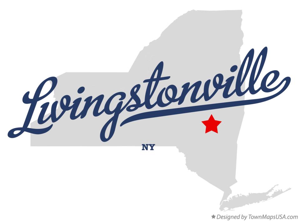 Map of Livingstonville New York NY