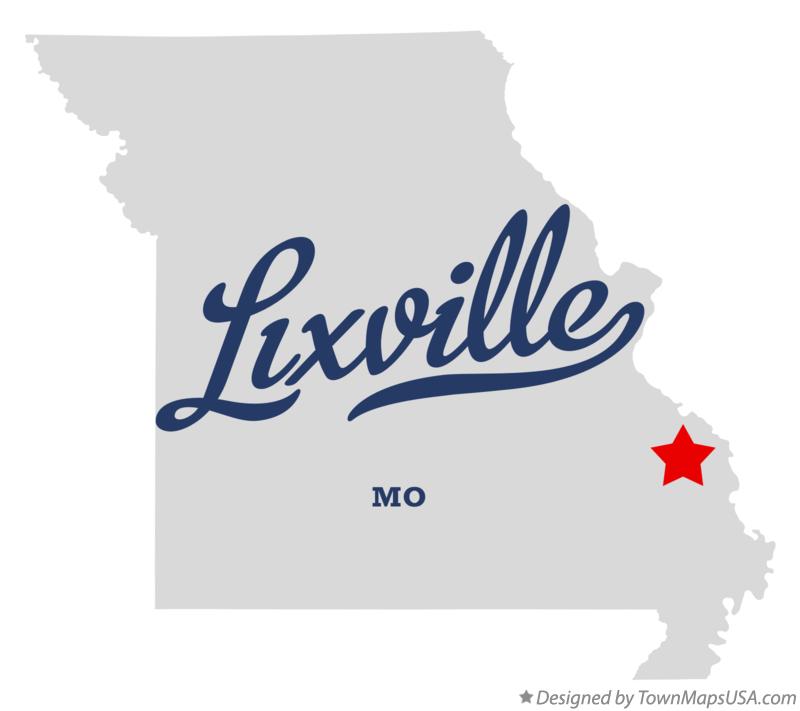 Map of Lixville Missouri MO