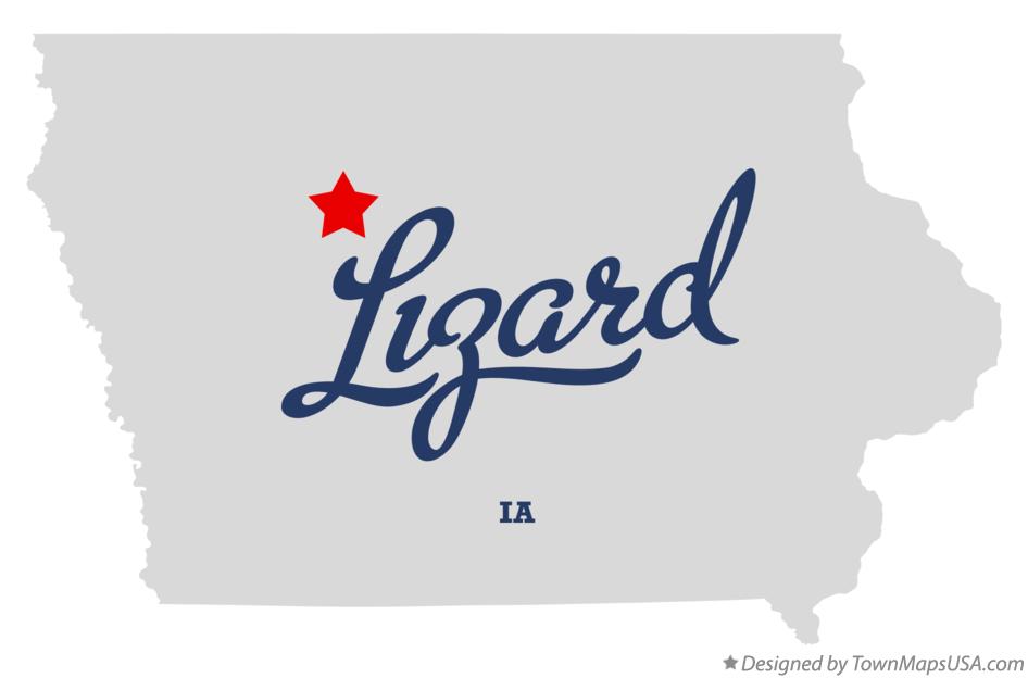 Map of Lizard Iowa IA