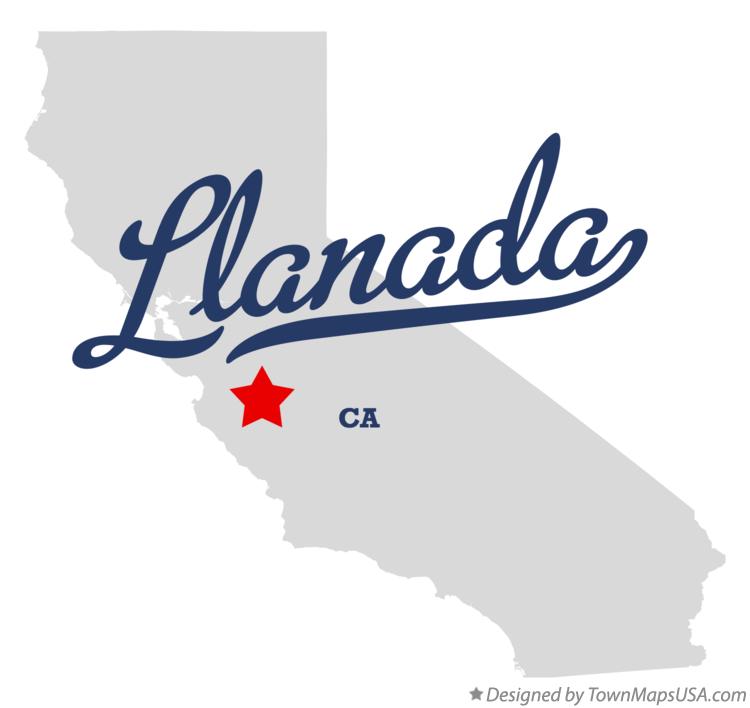 Map of Llanada California CA