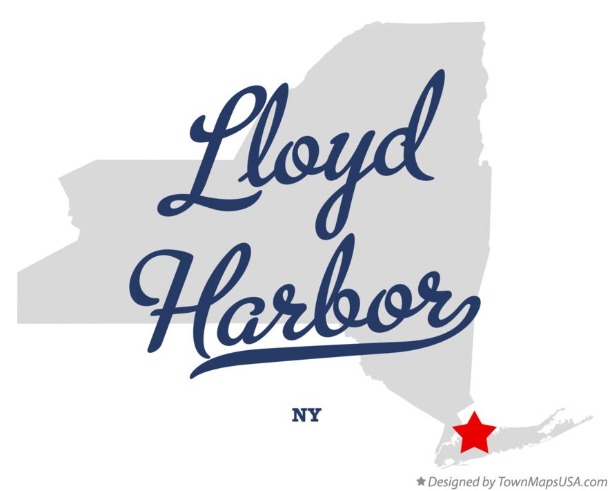 Map of Lloyd Harbor New York NY