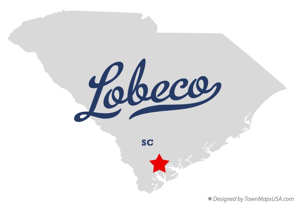 Map of Lobeco South Carolina SC