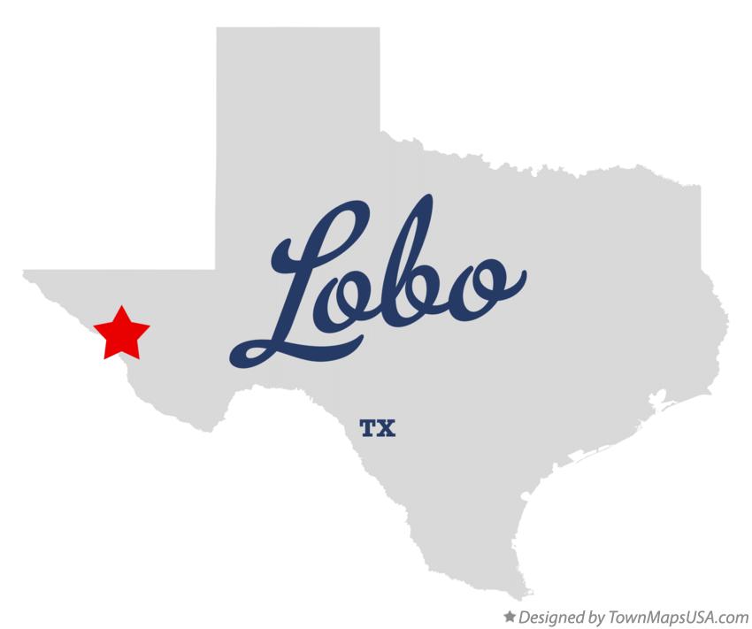 Map of Lobo Texas TX