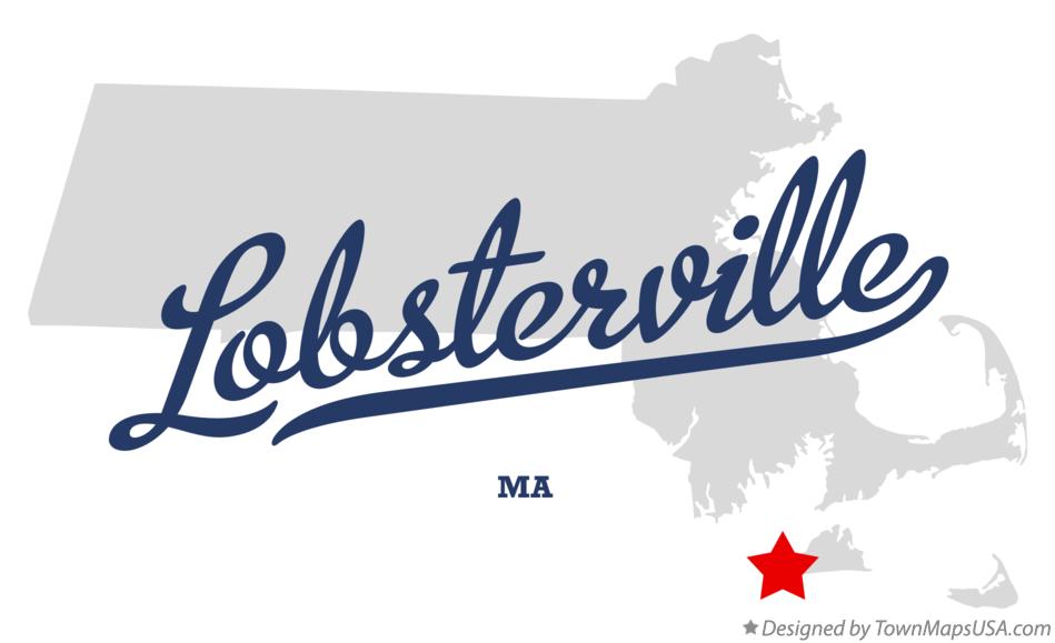 Map of Lobsterville Massachusetts MA