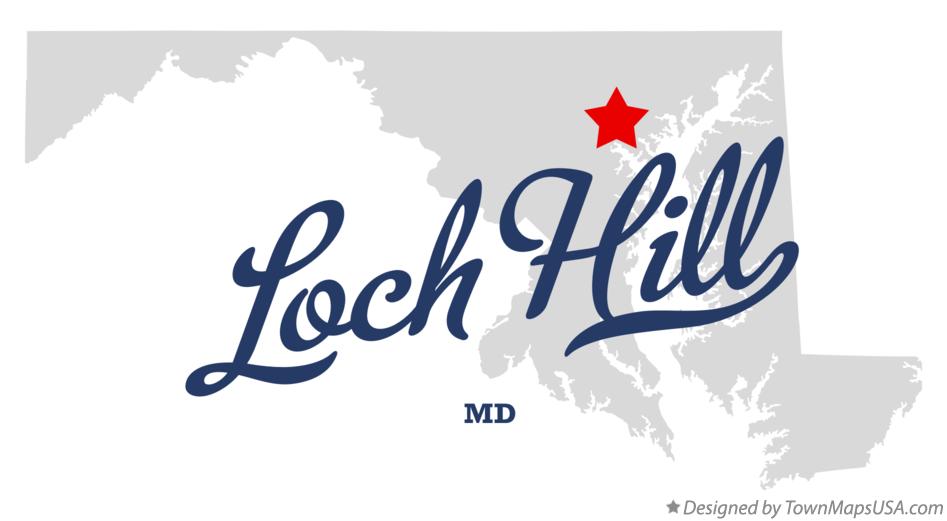 Map of Loch Hill Maryland MD