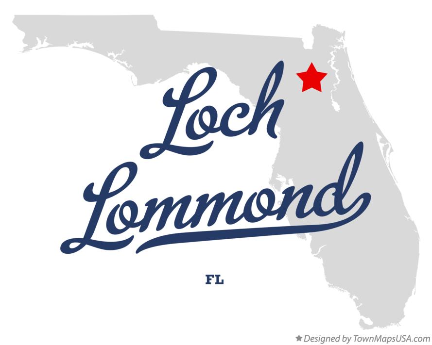 Map of Loch Lommond Florida FL