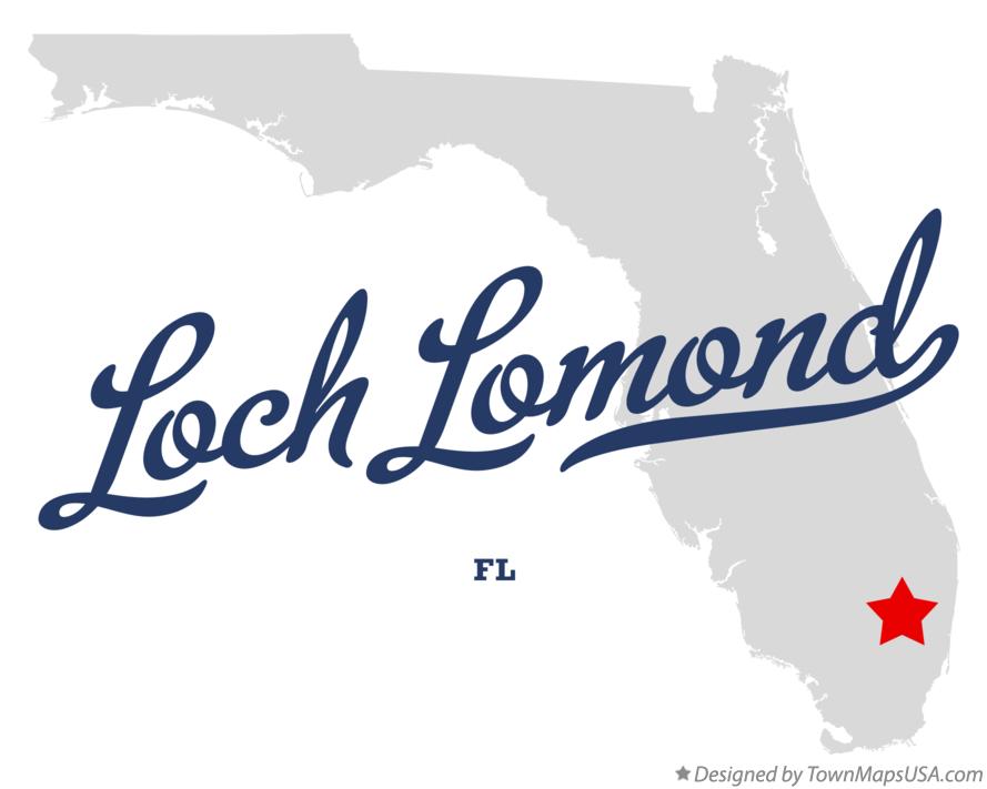 Map of Loch Lomond Florida FL