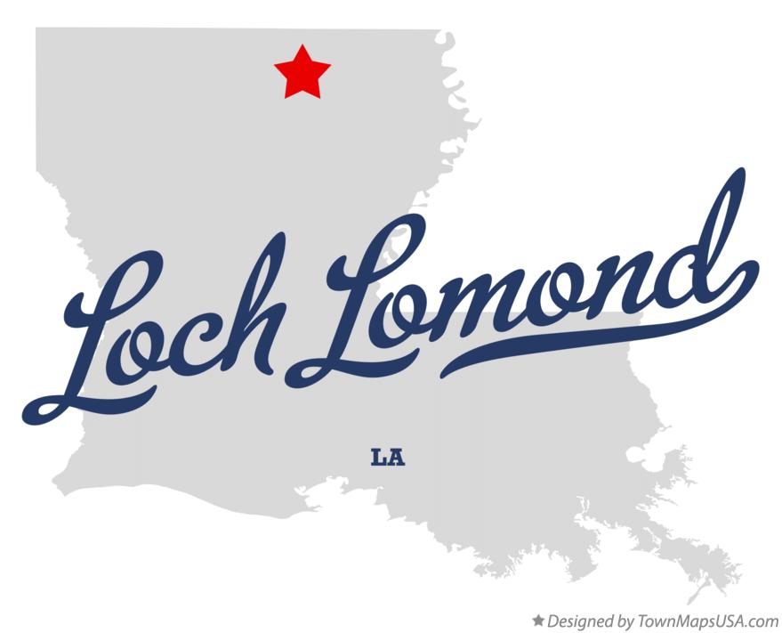 Map of Loch Lomond Louisiana LA