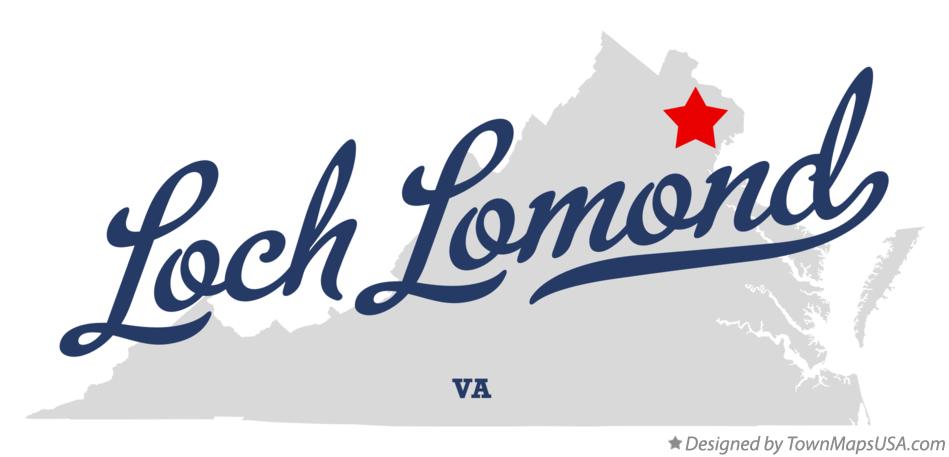 Map of Loch Lomond Virginia VA