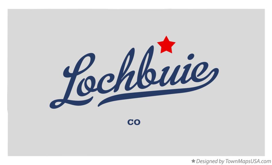 Map of Lochbuie Colorado CO