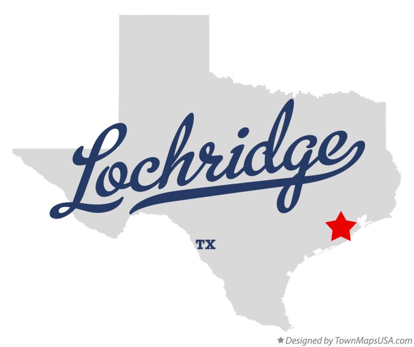 Map of Lochridge Texas TX
