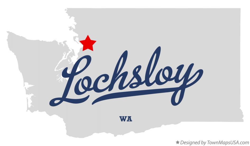 Map of Lochsloy Washington WA