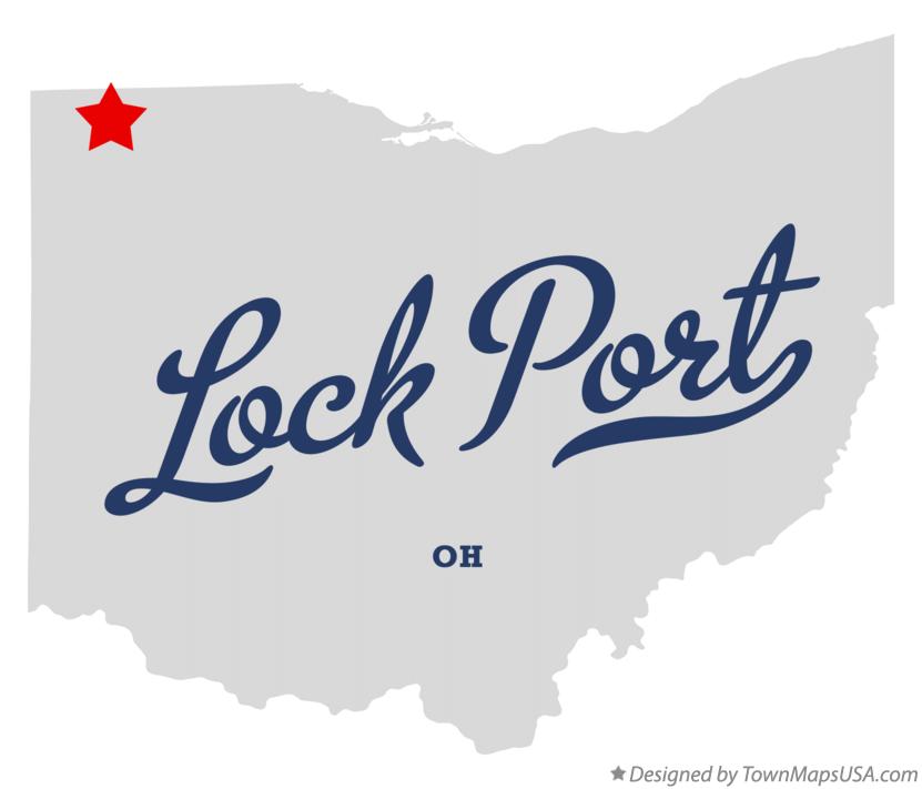 Map of Lock Port Ohio OH
