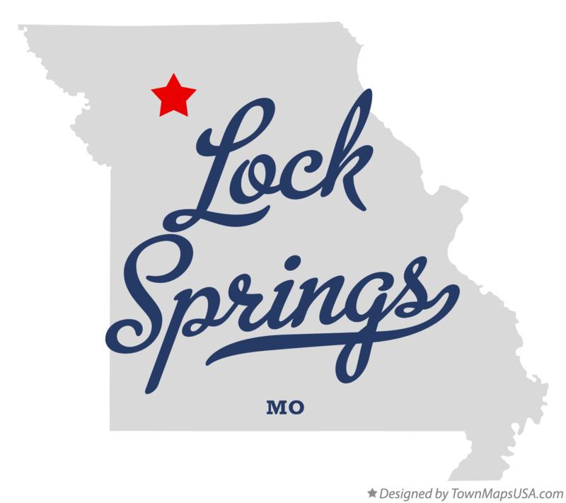 Map of Lock Springs Missouri MO