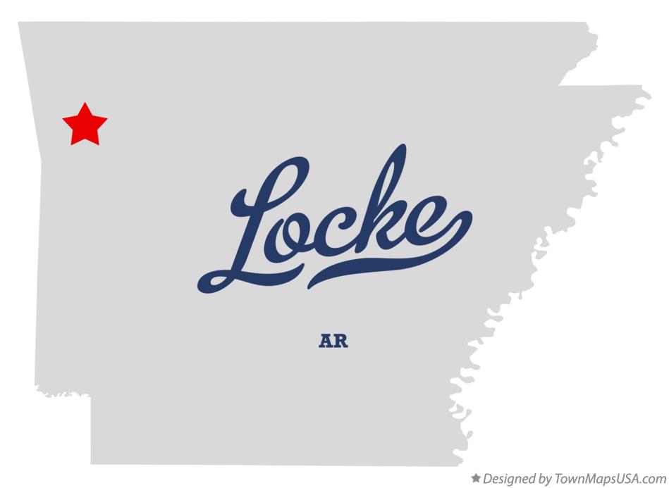 Map of Locke Arkansas AR