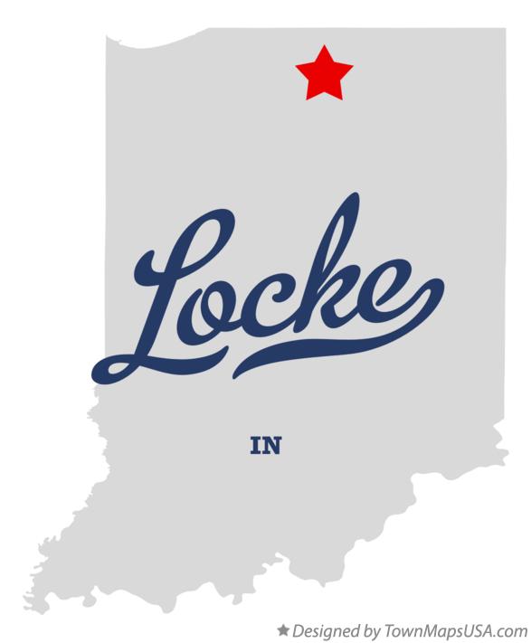 Map of Locke Indiana IN
