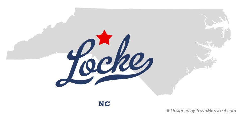 Map of Locke North Carolina NC