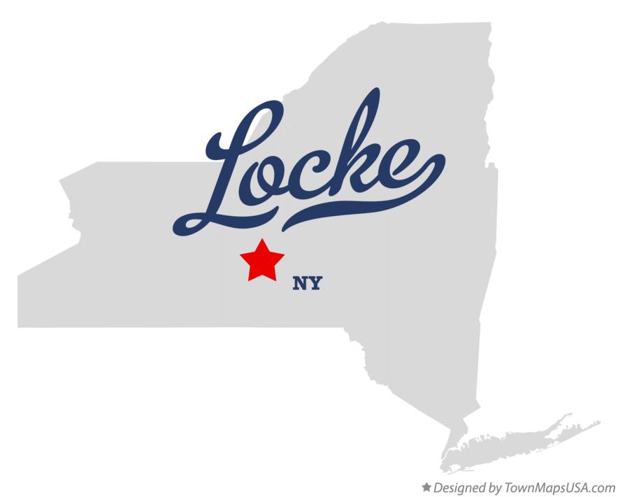 Map of Locke New York NY