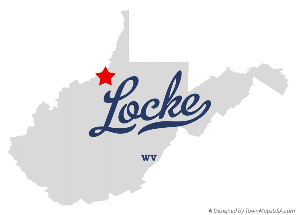 Map of Locke West Virginia WV