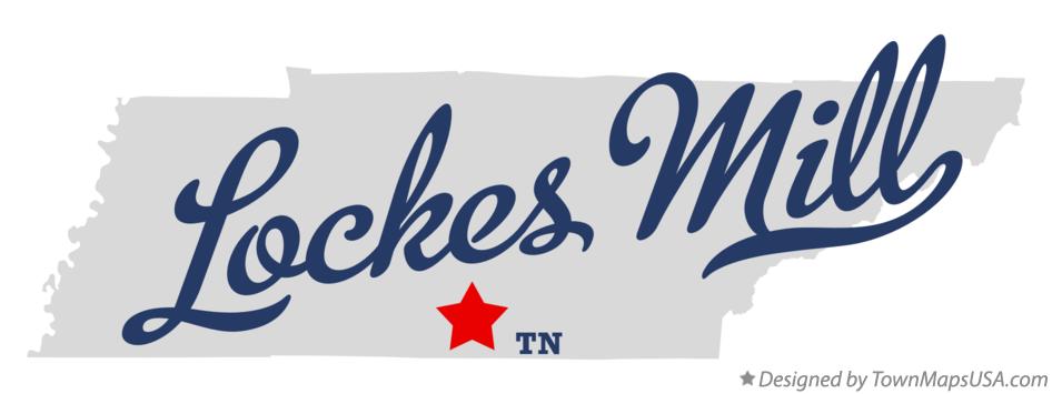 Map of Lockes Mill Tennessee TN