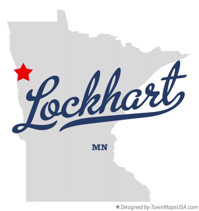 Map of Lockhart Minnesota MN