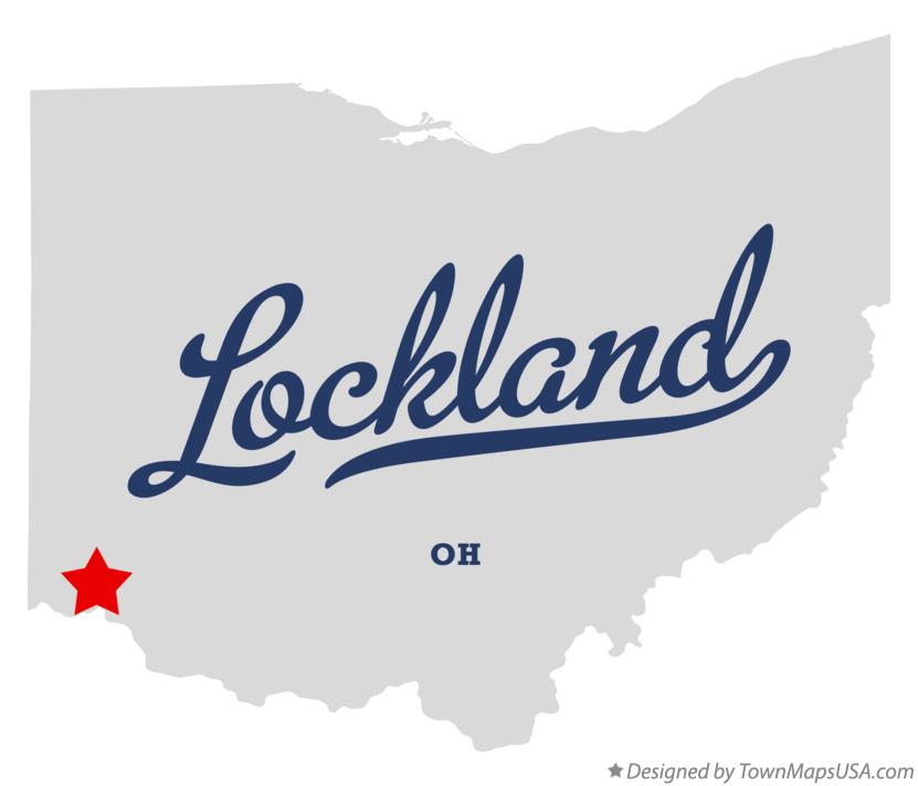 Map of Lockland Ohio OH