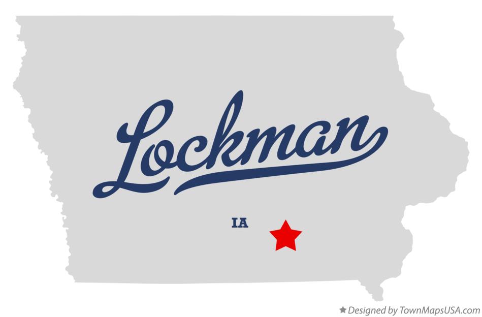Map of Lockman Iowa IA