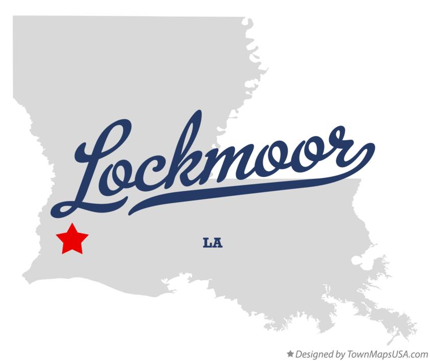 Map of Lockmoor Louisiana LA
