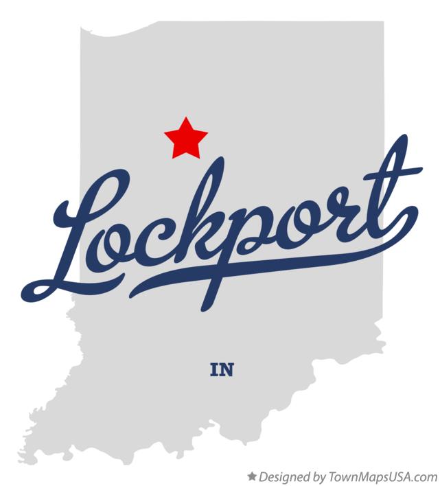 Map of Lockport Indiana IN
