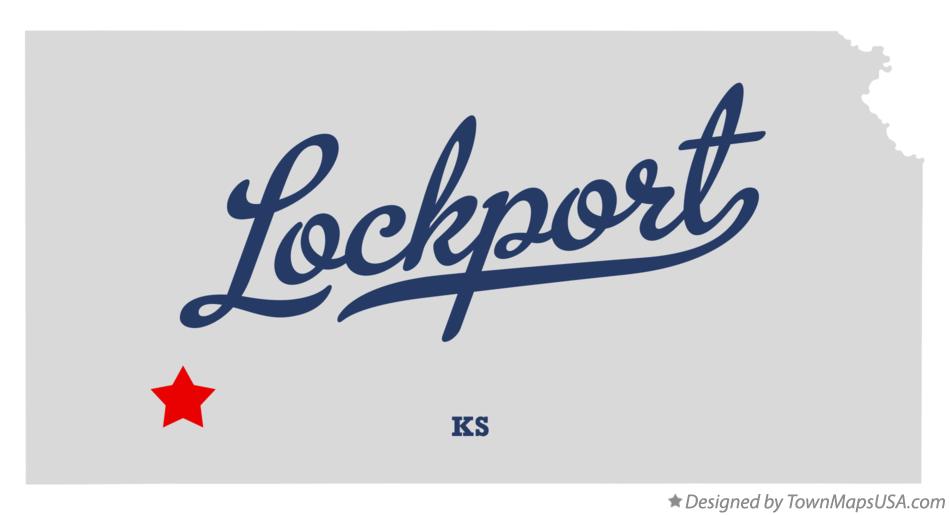 Map of Lockport Kansas KS