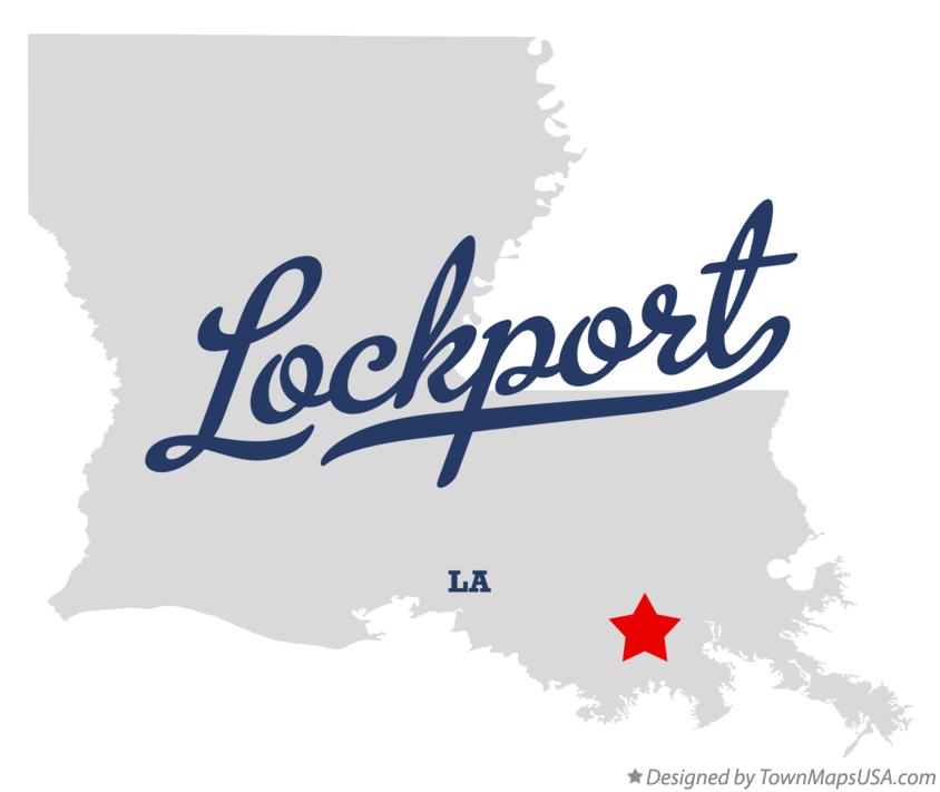 Map of Lockport Louisiana LA