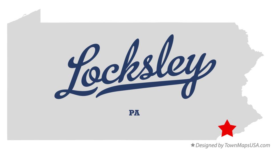 Map of Locksley Pennsylvania PA