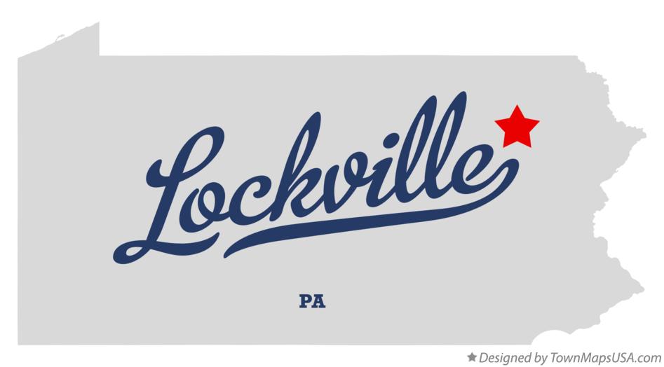 Map of Lockville Pennsylvania PA