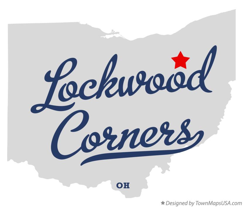 Map of Lockwood Corners Ohio OH