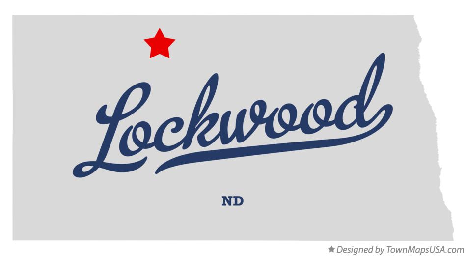 Map of Lockwood North Dakota ND
