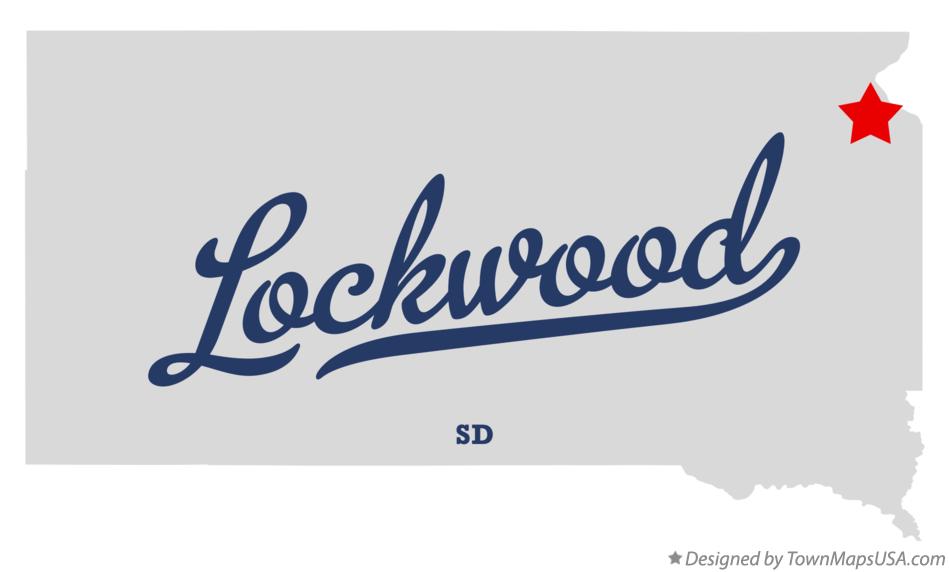 Map of Lockwood South Dakota SD