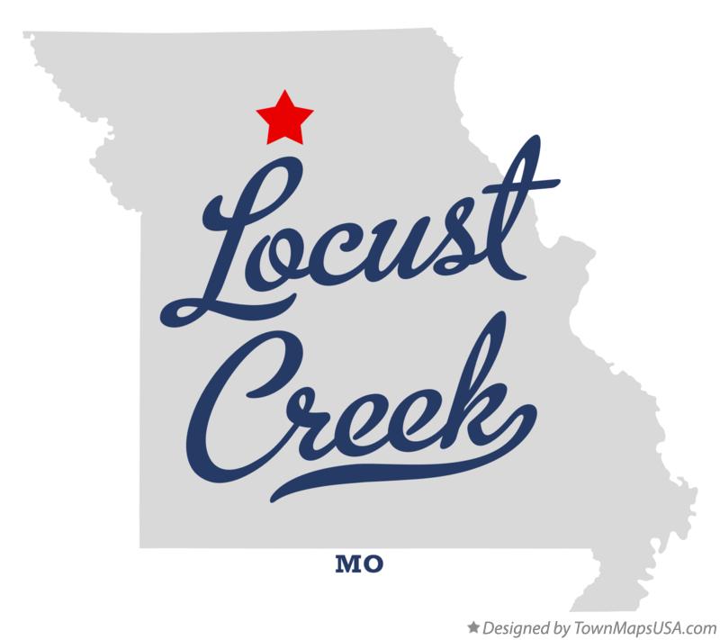 Map of Locust Creek Missouri MO