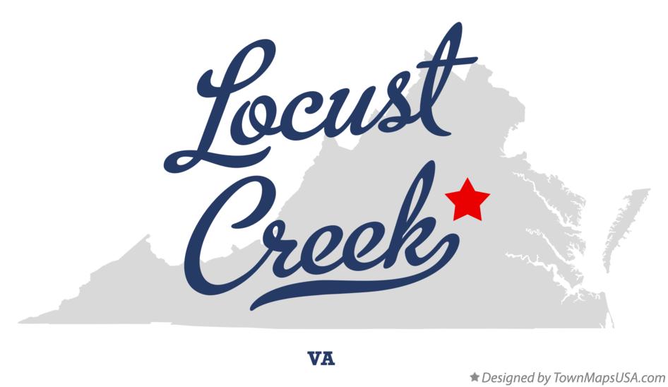 Map of Locust Creek Virginia VA