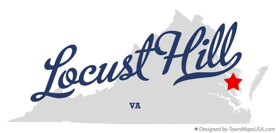 Map of Locust Hill Virginia VA