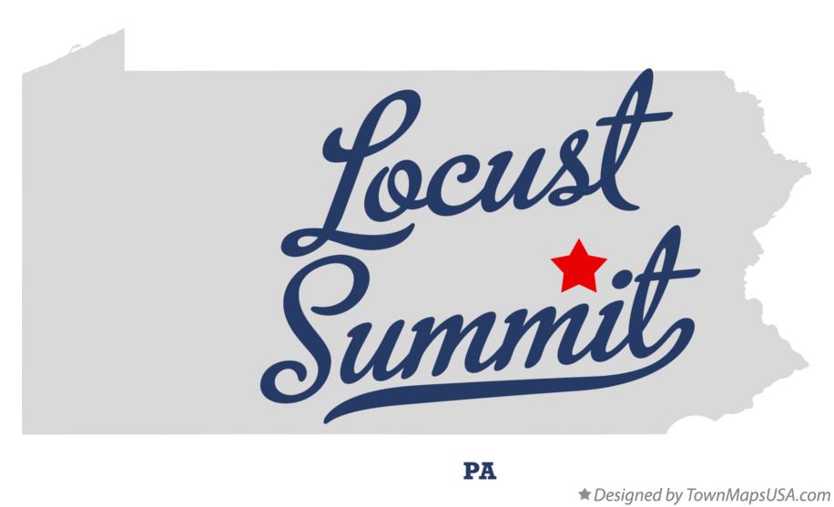 Map of Locust Summit Pennsylvania PA